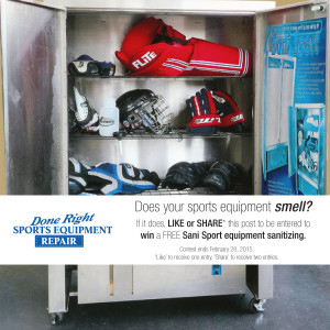 Does your sports equipment smell?